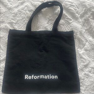 Reformation Classic Black Tote
